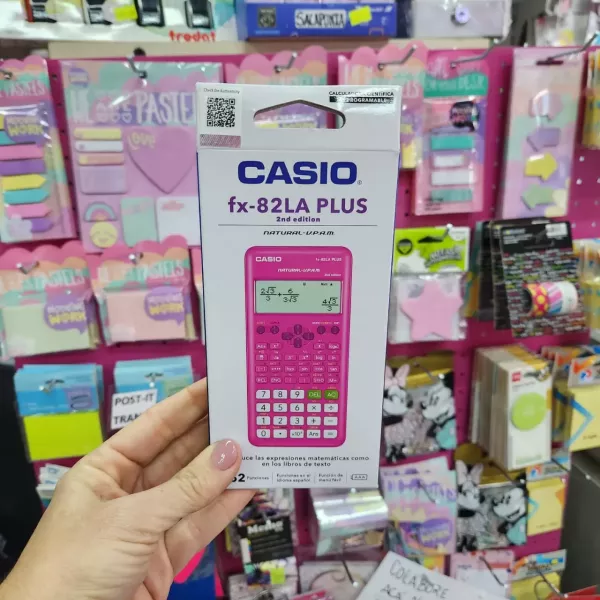 Calculadora cientifica casio rosa top